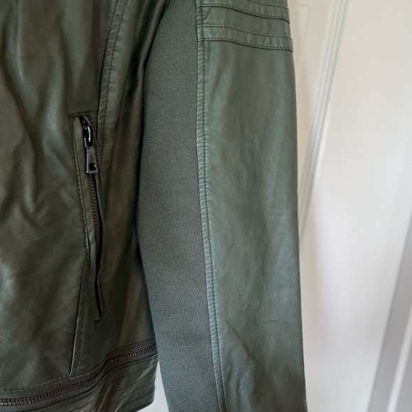 Sam Edelman Faux Leather and Knit Jacket - Picture 3 of 11